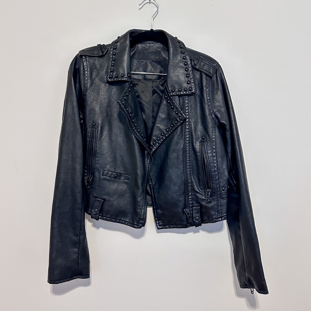BLANKNYC Leather Studded Jacket
